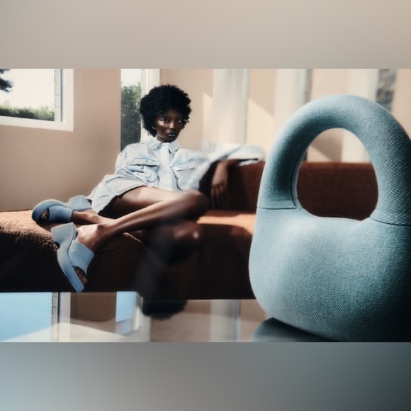 ZARA Denim Sandals - Picture 9 of 9